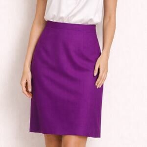 J. Crew Factory Purple Pencil Skirt